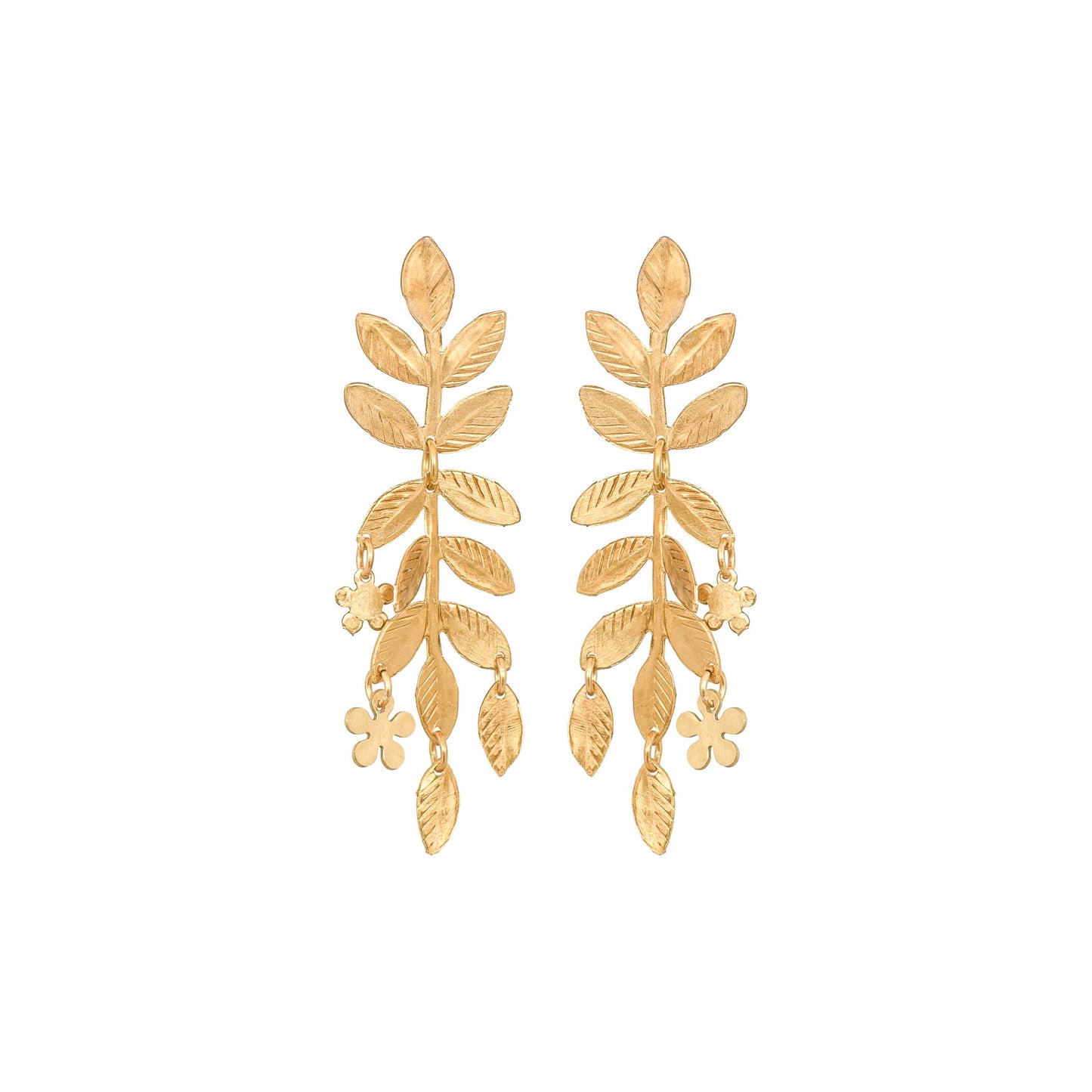 Fairy Garden Leaf Earrings