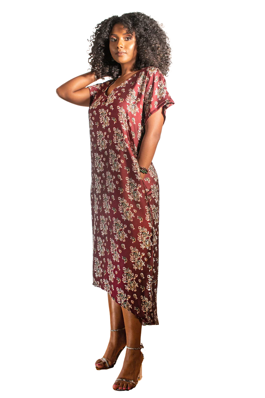 Ava Marie - Oversize Chiffon Dress