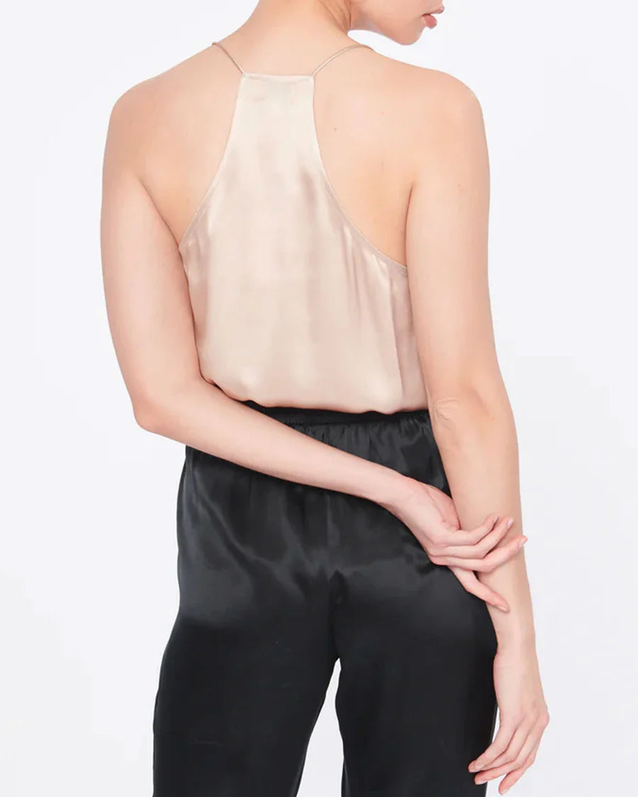 CAMI NYC Racer Charmeuse Camisole Cream
