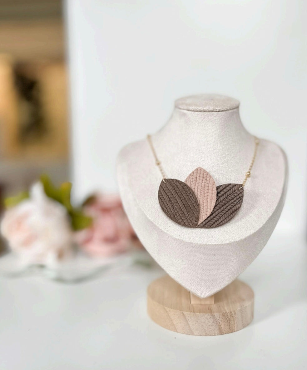 Tulip Leather Necklace