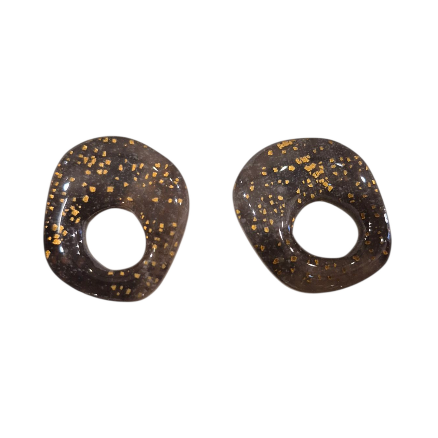 Gold Fleck Studs