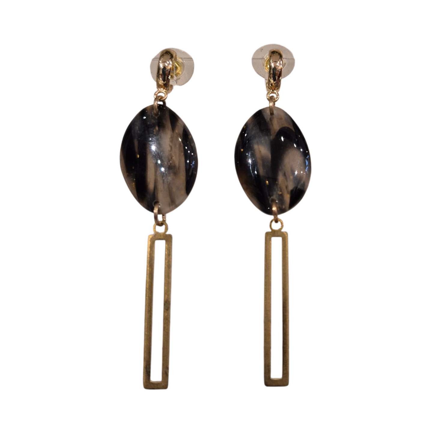 Cabachon Style Dangling Drops