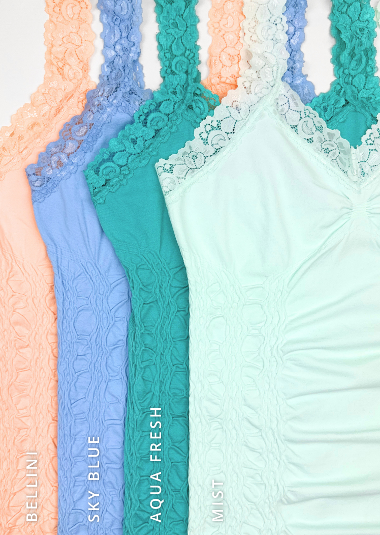 Lace Corset Cami - CURATED PACKS 16/PK