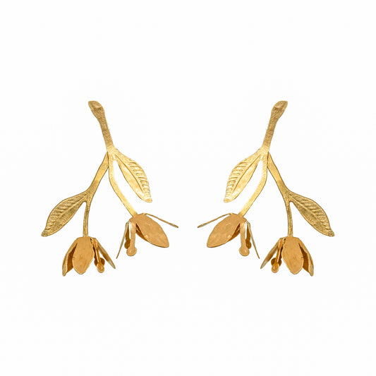 Damson Flower Earrings