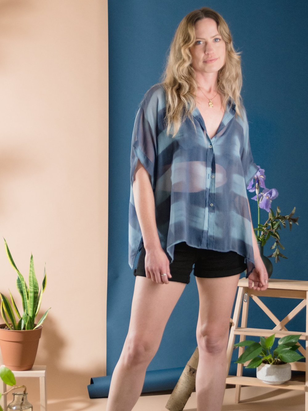 Maeve Top in Hyacinth O/S