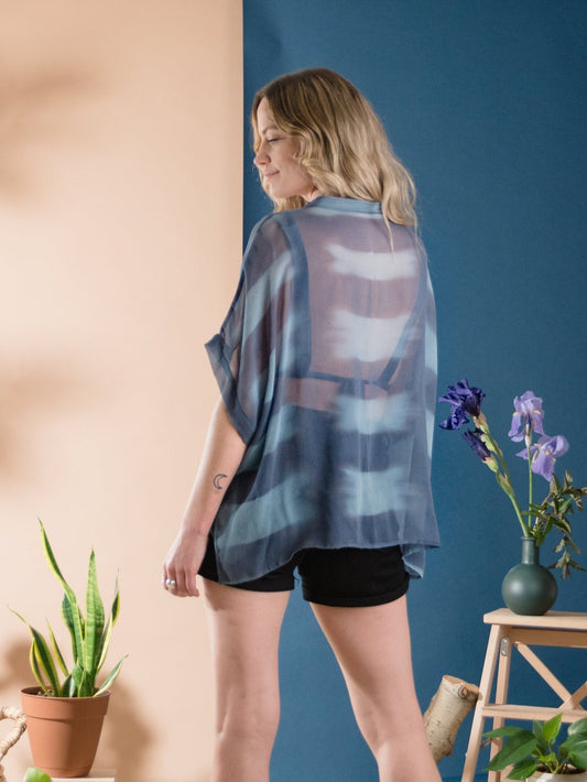 Maeve Top in Hyacinth O/S