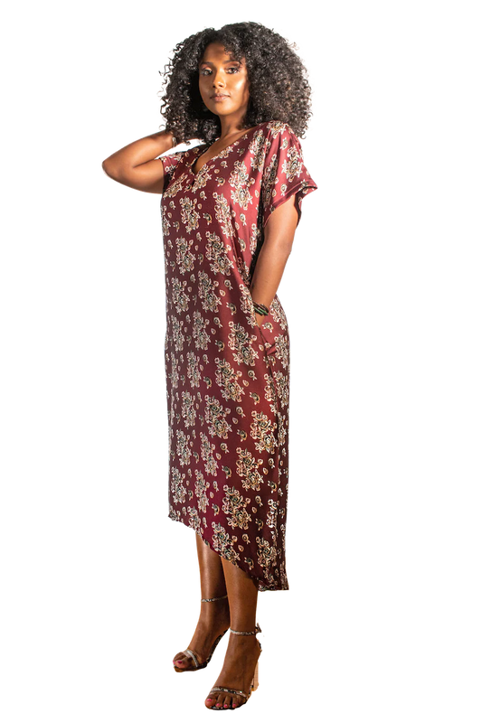 Ava Marie - Oversize Chiffon Dress