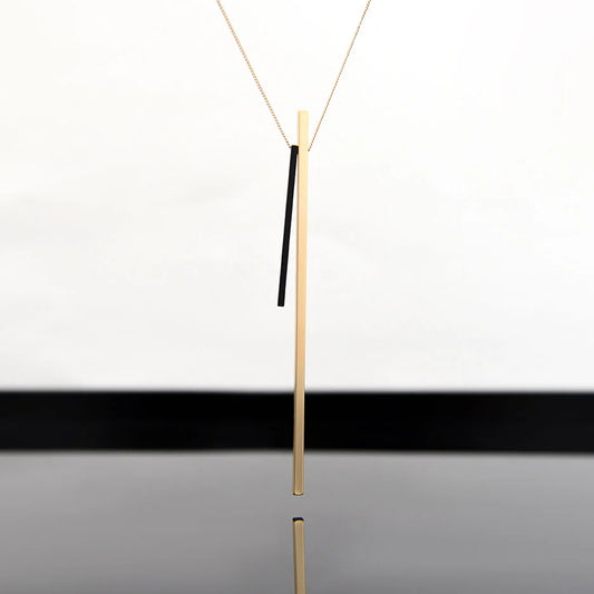 Forte Necklace Black and Gold