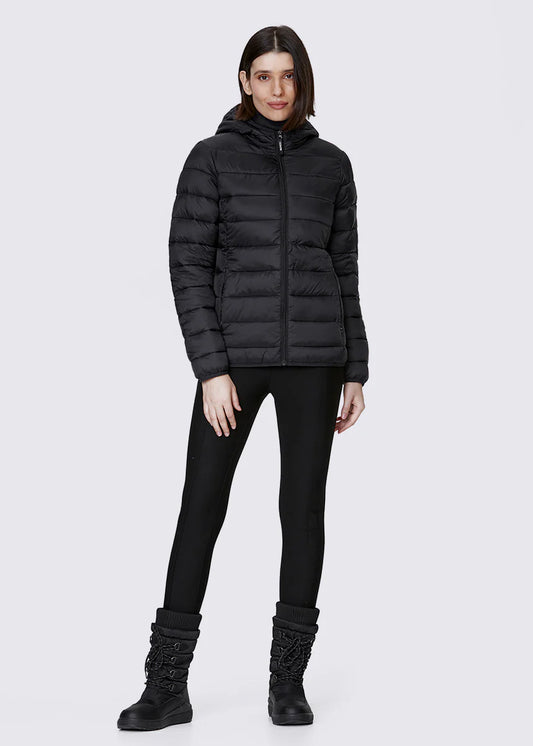 OOKPIK JOELLE BLACK PUFFER COAT