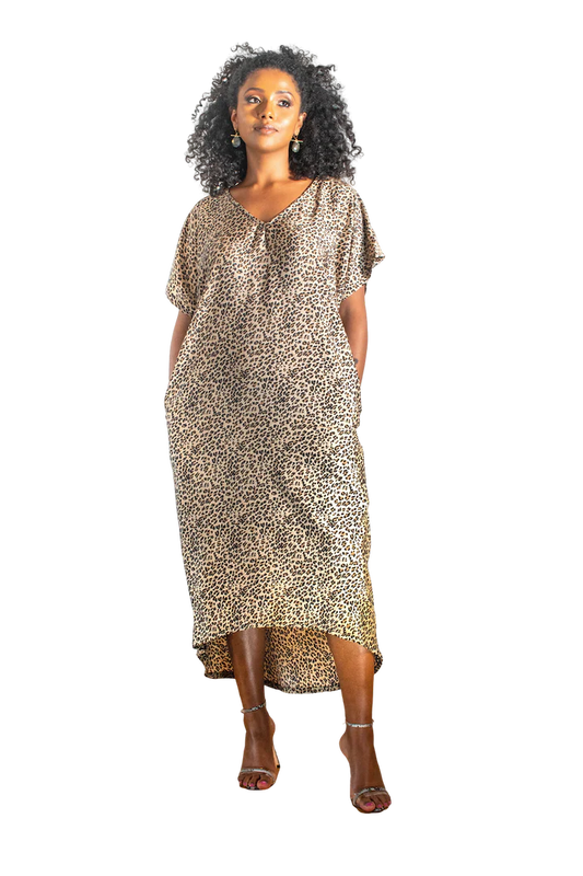 SAFARI - OVERSIZE CHIFFON DRESS