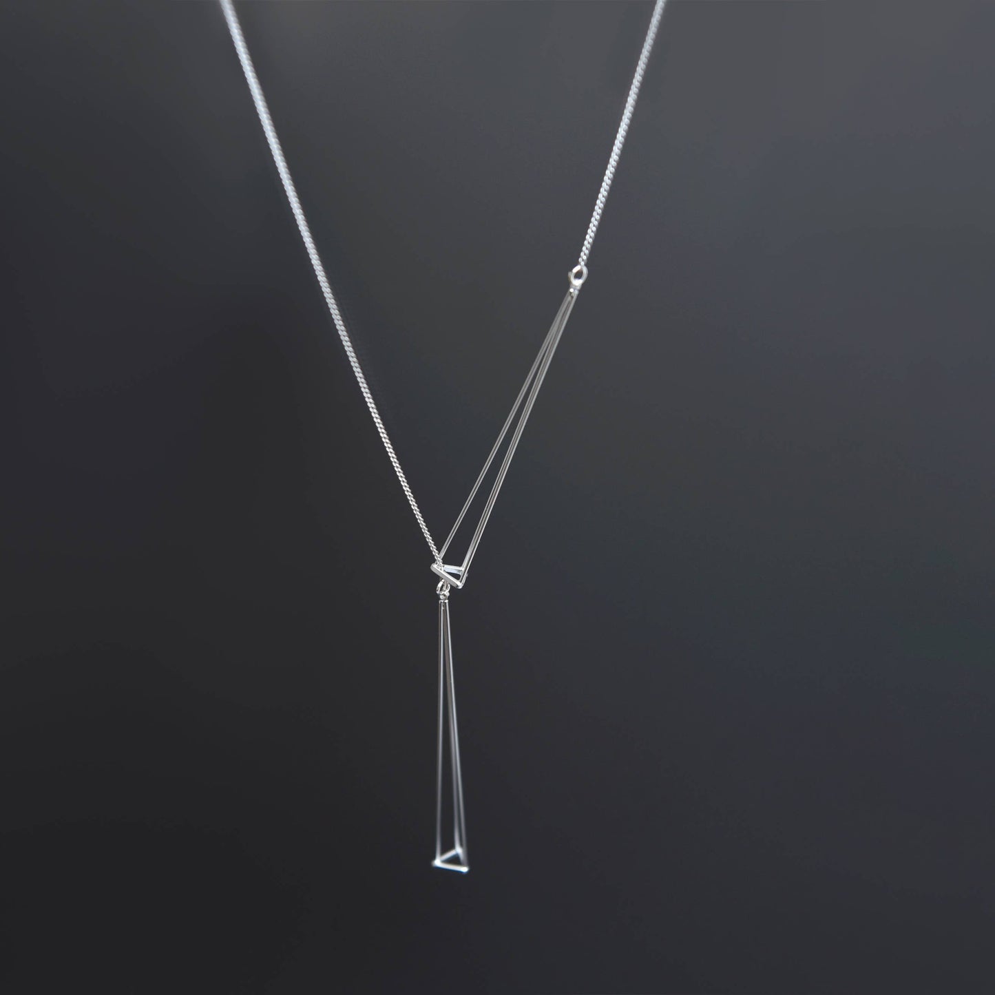 Glint Short Lariat Necklace