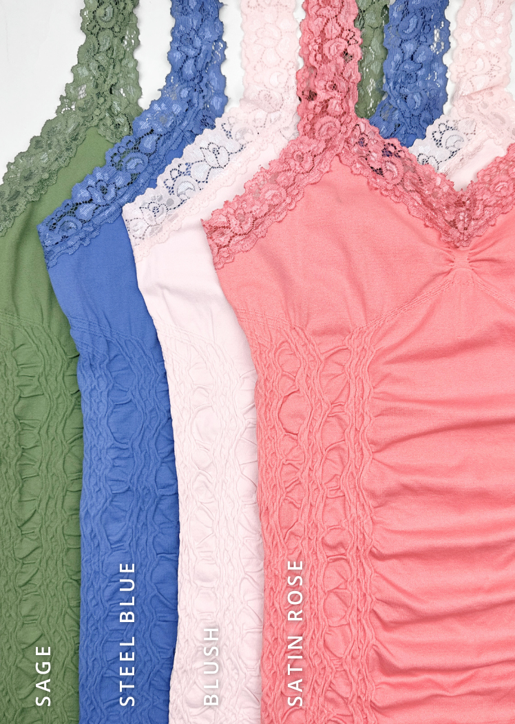 Lace Corset Cami - CURATED PACKS 16/PK