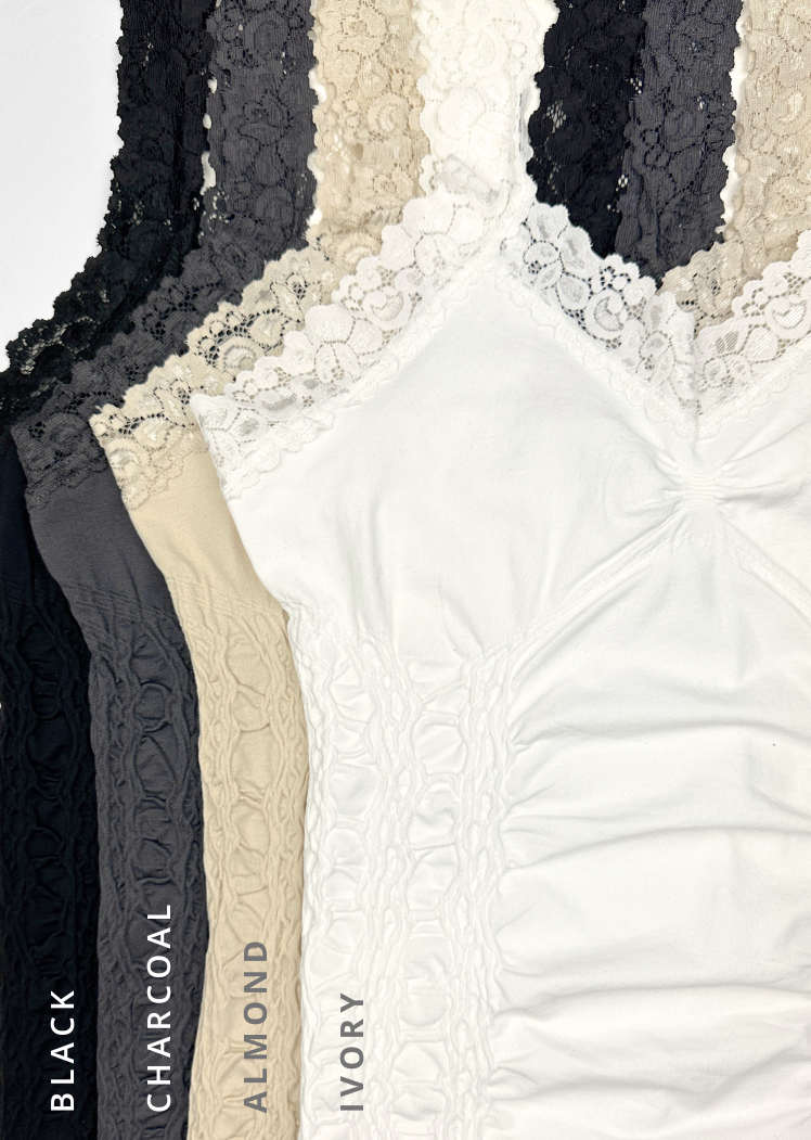 Lace Corset Cami - CURATED PACKS 16/PK