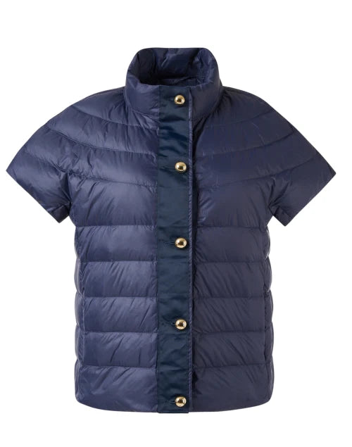Cortland Park Greenwich Navy Puffer Jacket