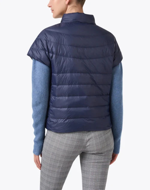 Cortland Park Greenwich Navy Puffer Jacket