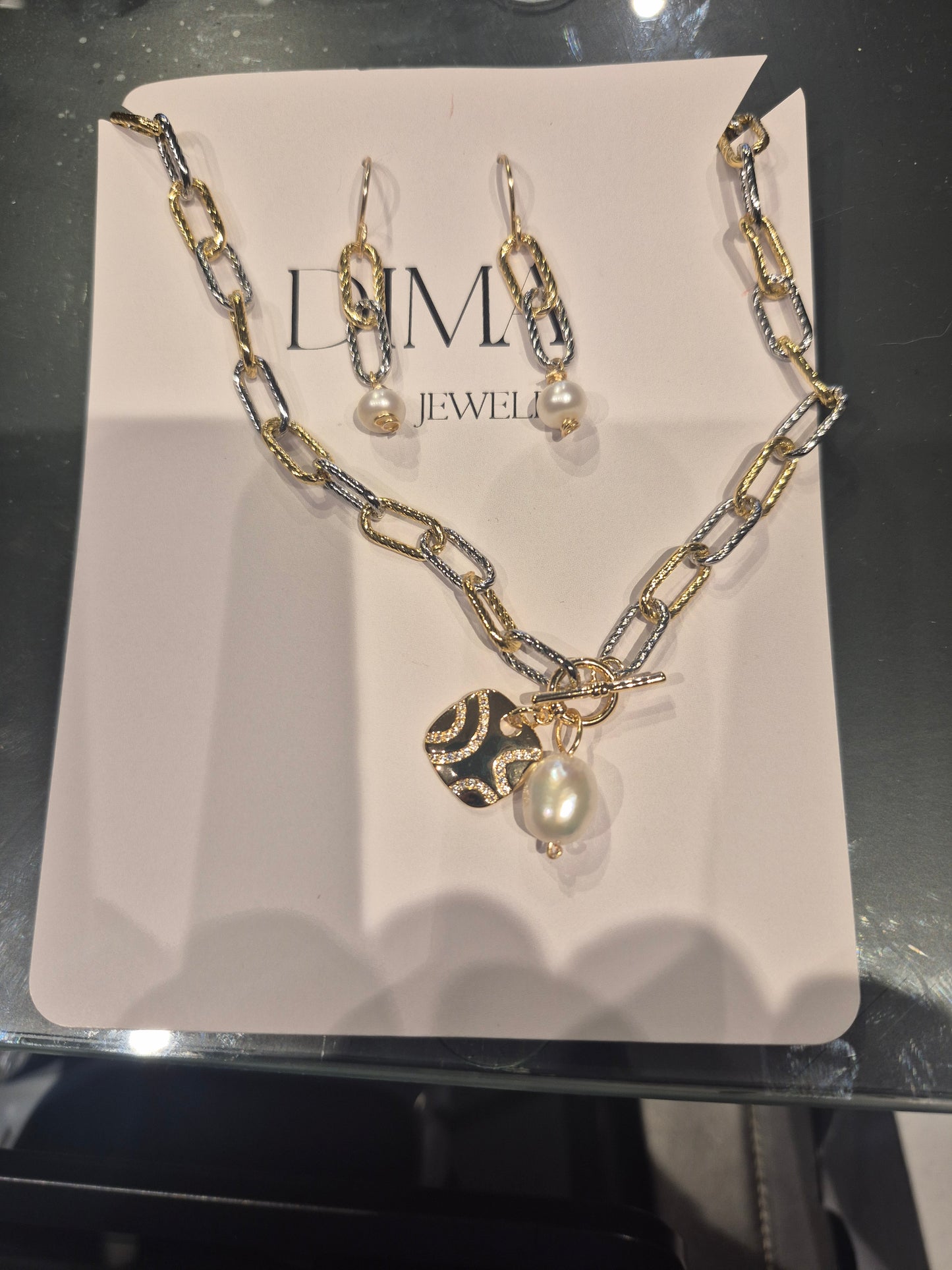 Pearl Set Earring Necklace